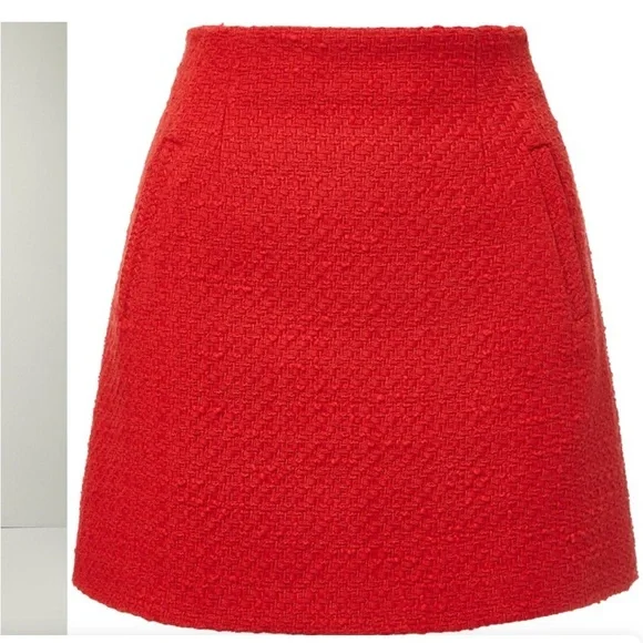 Veronica Beard Roman Tweed Mini Skirt - Picture 6 of 9